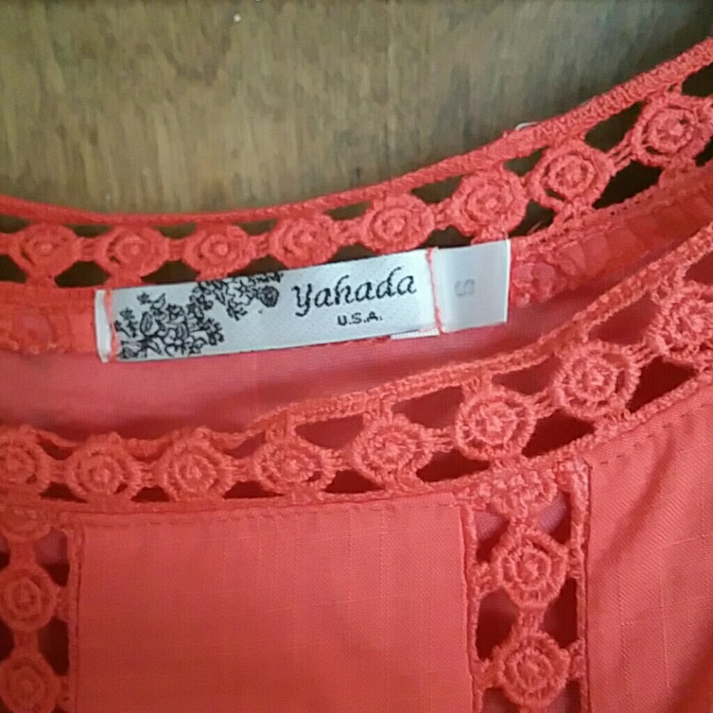 CORAL DRESS - Picture 3 of 5